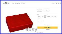 110 Cigar Humidor by Elie Bleu, Collectible and Handmade in France