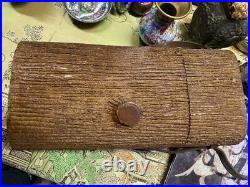 14Master Tobacco Cigar Humidor Case Traveling Box Leather Strap&Wood Antique 14Master Tobacco Cigar Humidor Case Traveling Box Leather Strap&Wood Antique