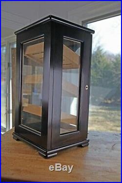 150 Cigar Countertop Display Humidor Storage Show Cabinet Humidifier Hygrometer