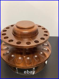 18-hole Pipe Stand With Humidor