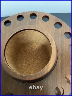 18-hole Pipe Stand With Humidor