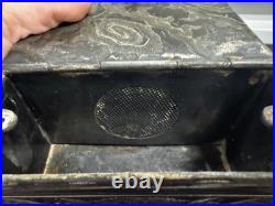 1887 Antique Derby Silver Co. Bulldog Figural Tobacco Box Humidor