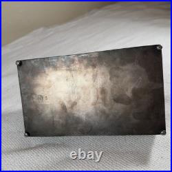 1890s Rogers Meriden Figural Dog Silver plate Cigar humidor spaniel hunting 8