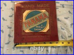 1900's Handmade Panama cigars Not controlled by any Trust sign