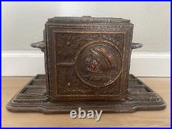 1900s Antique Wooden Dutch Tobacco Smoking Humidor Pipes Box Vintage