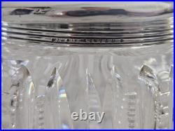 1905 Gorham Sterling Silver? Cut Crystal Cigar Humidor Jar? Antique Decor