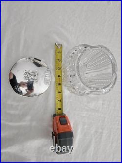 1905 Gorham Sterling Silver? Cut Crystal Cigar Humidor Jar? Antique Decor