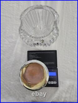 1905 Gorham Sterling Silver? Cut Crystal Cigar Humidor Jar? Antique Decor