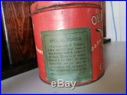 1908 rare Old Glory litho 50 humidor cigar tin is in very good condition