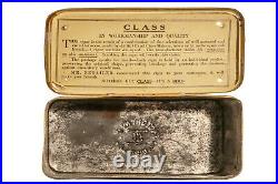1910s Class litho hinged 50 cigar humidor tin in good condition