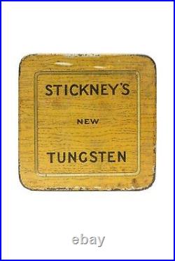 1910s rare litho Tungsten humidor 25 cigar tin in good condition