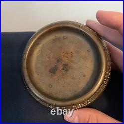 1912 Heintz Arts & Crafts Sterling Bronze Cigarette Humidor Box with Ashtray NR