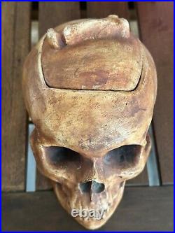 1920s Skull Humidor