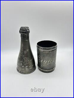 1921 Vintage Cigar Humidor Champagne Bottle