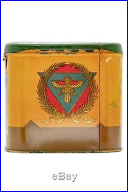 1926 Camel litho 50 cigar oval hinged humidor tin in very good condition