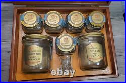 1945 John Middleton Deluxe Tobacco Blending Chest Vintage Glass Jars Booklets