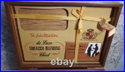 1945 John Middleton Deluxe Tobacco Blending Chest Vintage Glass Jars Booklets