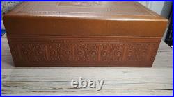 1945 John Middleton Deluxe Tobacco Blending Chest Vintage Glass Jars Booklets