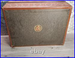 1945 John Middleton Deluxe Tobacco Blending Chest Vintage Glass Jars Booklets