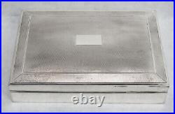 1956 Birmingham Sterling Silver 6.5 X 4.75 Cigar Humidor Box