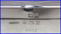 1956 Birmingham Sterling Silver 6.5 X 4.75 Cigar Humidor Box