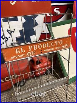 1960s El Producto Cigar Retail Display Case Rack Barn Find Rare
