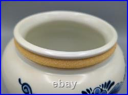 1979 Zenith-Gouda Holland Delft Tobacco Jar Humidor Seals No. 91/100 Tinder Box