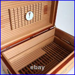 1983 Vintage Rosewood Trimmed Maple and Silver Libertad (Coin) Cigar Humidor Box