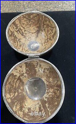 19th Century Coconut Shell Humidor Very Rare