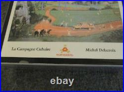 2006 Cigar Box Montecristo Michel Delacroix Signed Wood 2006 La Campagne Cubaire