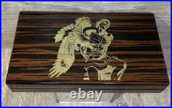 2023 Ltd Ed Prometheus 4 God Of Fire KKP SPECIAL RESERVE Trvl Humidor Zebra Wood