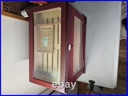 300-400 Count Large Jumbo Humidor Cigar Box Redwood Display Countertop Storage