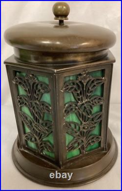 40% OFF TODAY ONLY Antique Bradley & Hubbard Cigar Humidor Tobacco Jar