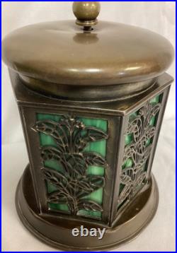 40% OFF TODAY ONLY Antique Bradley & Hubbard Cigar Humidor Tobacco Jar