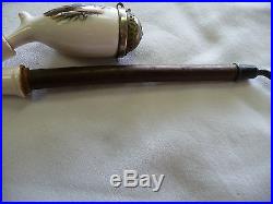 ANTIQUE GERMAN OR BAVARIAN PIPE, STIEN WITH GROUSE 13 inch LONG