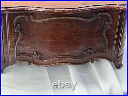 ANTIQUE HUMIDOR Campaign STYLE FINE WALNUT WITH INTERIOR 1800S