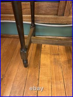 ANTIQUE ONE DRAWER SMOKE STAND HUMIDOR withAshtray Insert /Walnut Smoke Stand 1930