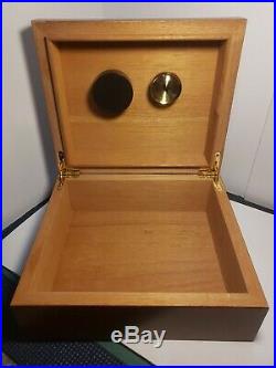 Abbey Cigar Humidifier Wooden Box (Gently Used)