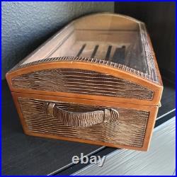 Adorini Vega Deluxe glass top humidor