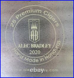 Alec Bradley Humidor Promo Collectible Wood 6 Drawer Gray 10.25x10.5x14.75 Wood