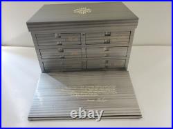 Alec Bradley Humidor Promo Collectible Wood 6 Drawer Gray 10.25x10.5x14.75 Wood