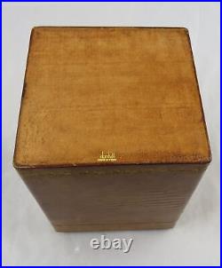 Alfred Dunhill Mid 20th C Tooled Leather Cigar Humidor Italy Excellent