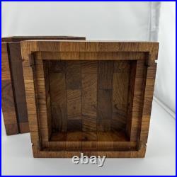 Alfred Dunhill Mid-Century Square Teak Cigar Humidor RARE Alfred Dunhill Mid-Century Square Teak Cigar Humidor RARE
