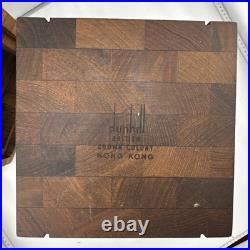Alfred Dunhill Mid-Century Square Teak Cigar Humidor RARE Alfred Dunhill Mid-Century Square Teak Cigar Humidor RARE