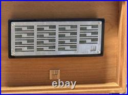Alfred Dunhill White Spot Macassar Humidor 50-60 Cigar Capacity