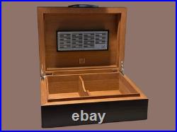 Alfred Dunhill White Spot Macassar Humidor 50-60 Cigar Capacity