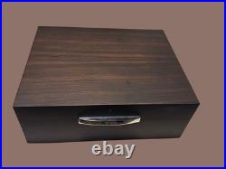 Alfred Dunhill White Spot Macassar Humidor 50-60 Cigar Capacity