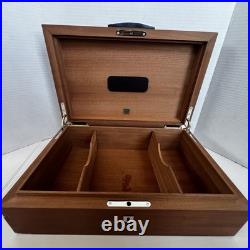 Alfred Dunhill White Spot Vintage Humidor Made in France Cedar Lined with Key