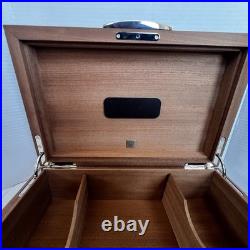 Alfred Dunhill White Spot Vintage Humidor Made in France Cedar Lined with Key