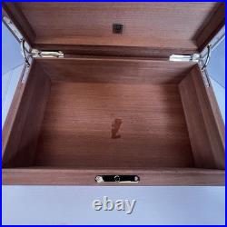 Alfred Dunhill White Spot Vintage Humidor Made in France Cedar Lined with Key